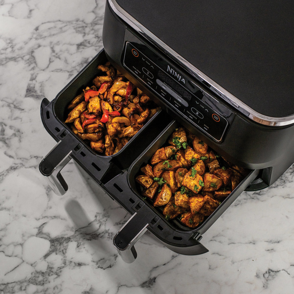 Produktbild för Ninja AF300 Dubbel 7,6 l Fristående 1690 W Varmluftsfritös Svart