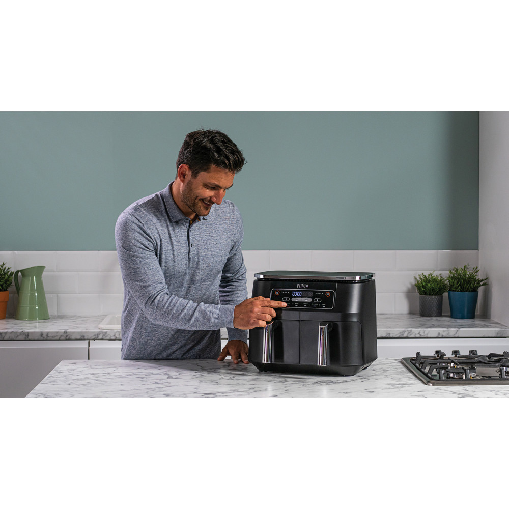 Produktbild för Ninja AF300 Dubbel 7,6 l Fristående 1690 W Varmluftsfritös Svart