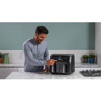 Produktbild för Ninja AF300 Dubbel 7,6 l Fristående 1690 W Varmluftsfritös Svart