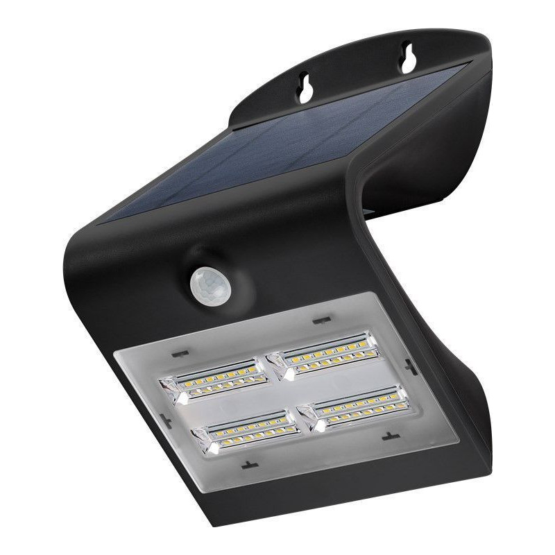 Produktbild för Goobay 45807 utomhusbelysning Väggbelysning för utomhusbruk Glödlampan/-lamporna kan inte bytas ut LED 3,2 W Svart