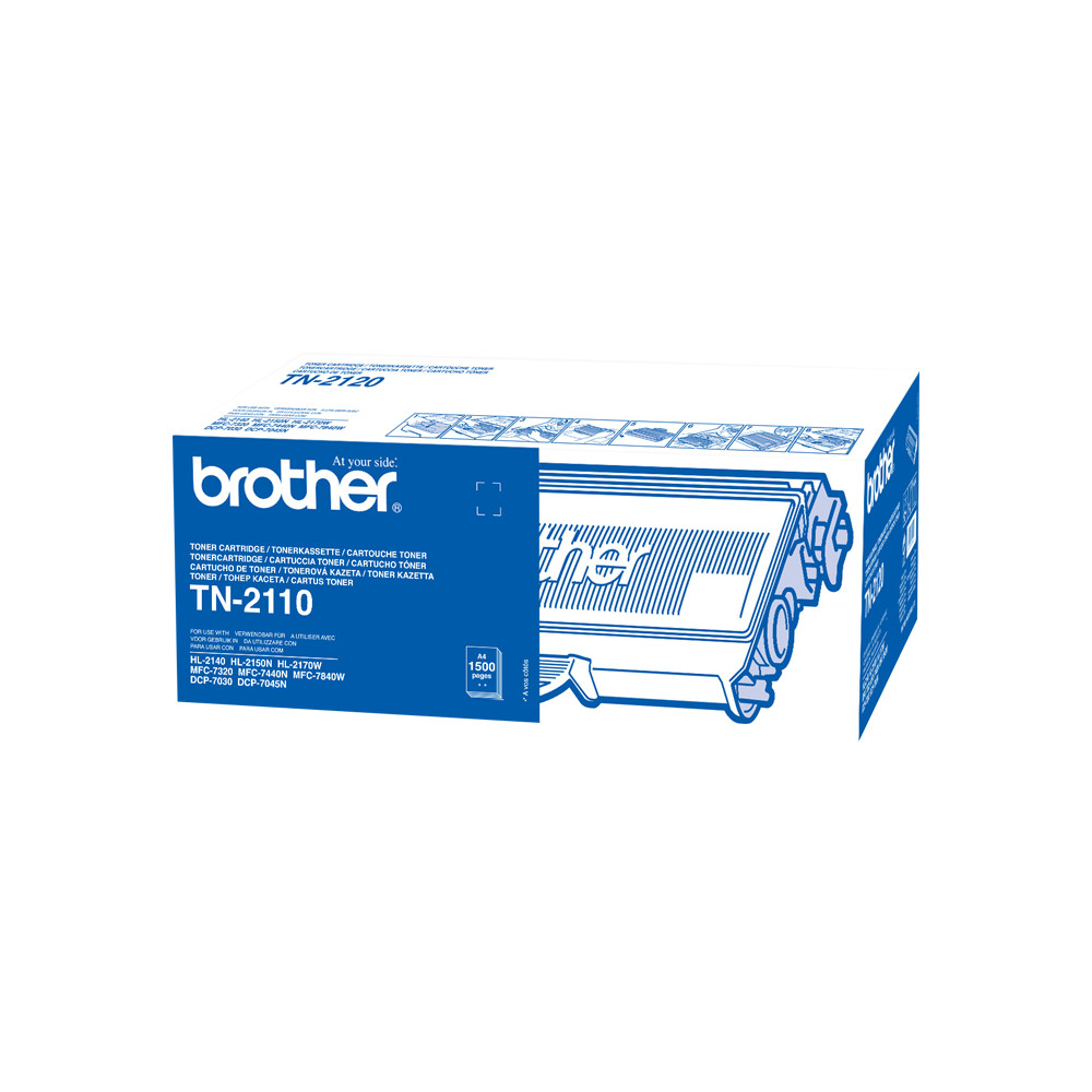 Produktbild för Brother TN-2110 Tonerkassett 1 styck Original Svart
