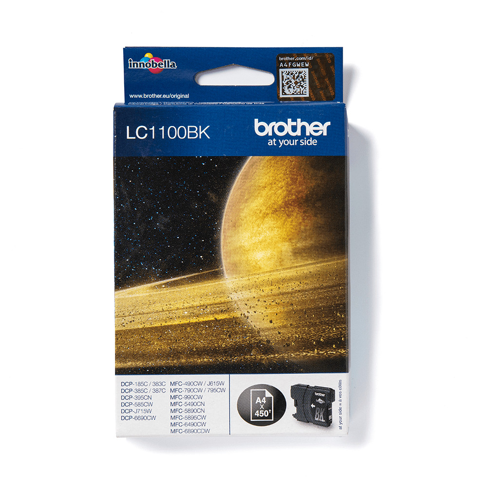 Produktbild för Brother LC1100BK bläckpatroner 1 styck Original Svart