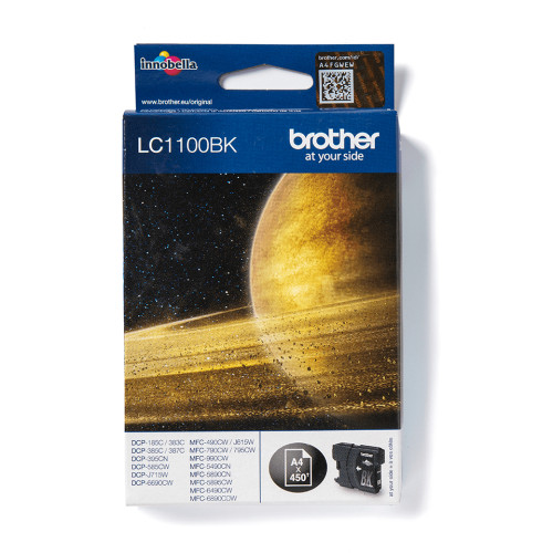 Brother Brother LC1100BK bläckpatroner 1 styck Original Svart
