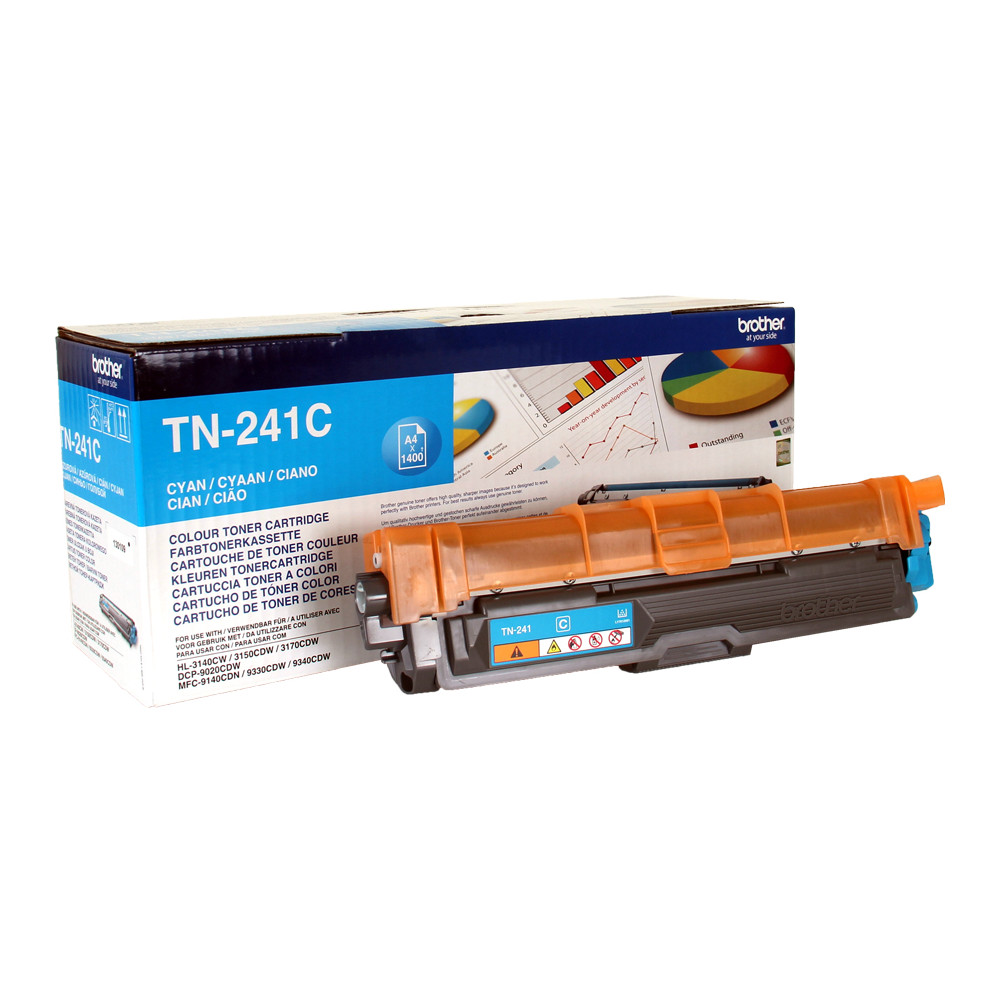 Produktbild för Brother TN-241C Tonerkassett 1 styck Original Cyan