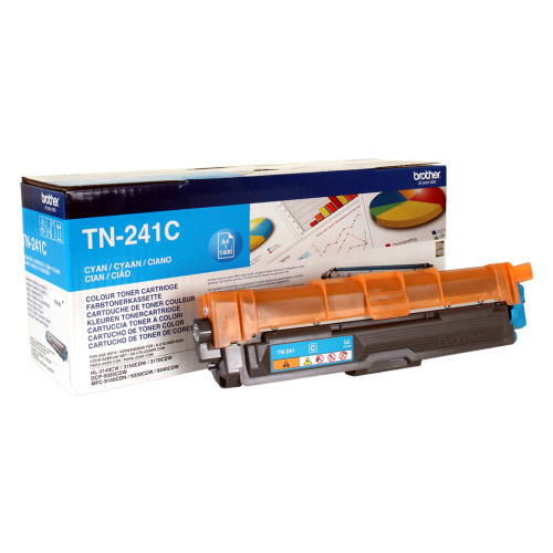 Brother Brother TN-241C Tonerkassett 1 styck Original Cyan