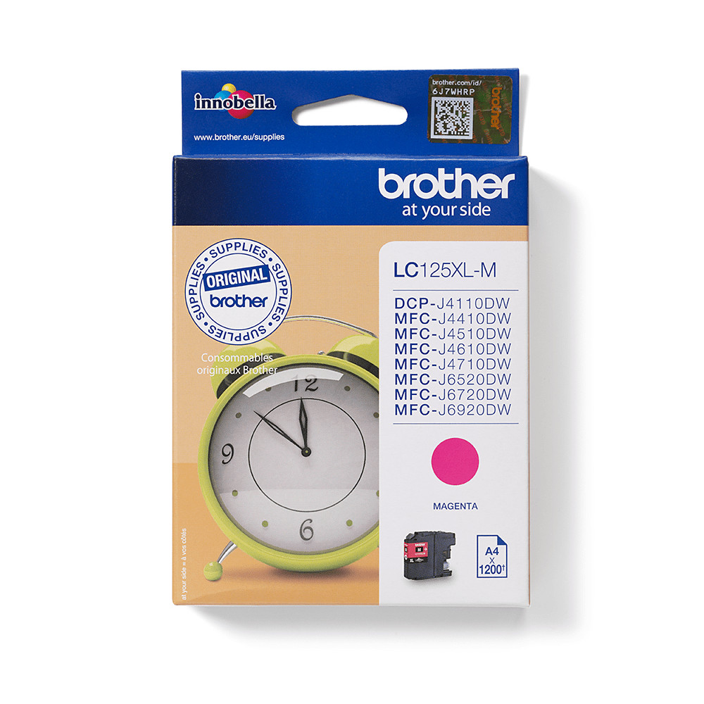 Produktbild för Brother LC125XLM bläckpatroner 1 styck Original Magenta