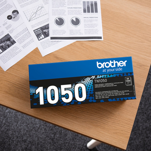 Brother TN-1050 Tonerkassett 1 styck Original Svart - Toner