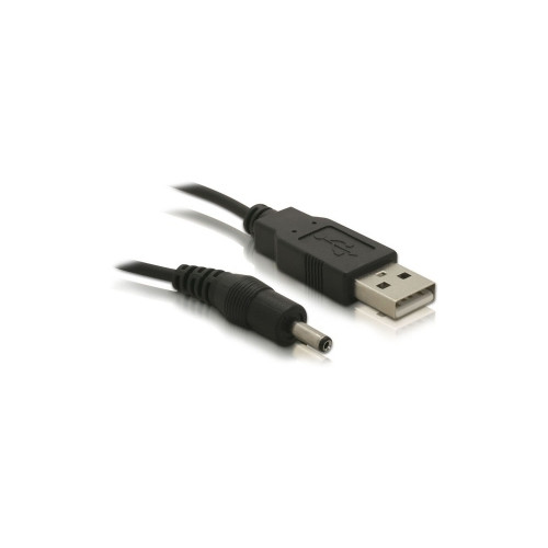 DeLOCK DeLOCK USB cable Power-Kabel,3,1mm Hohlst. Svart 1,5 m USB A