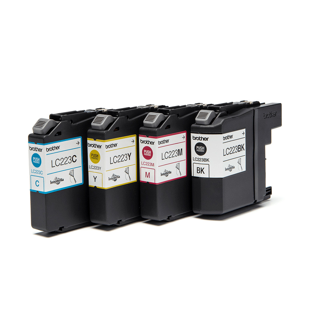 Produktbild för Brother LC223VALBPDR bläckpatroner 4 styck Original Svart, Cyan, Magenta, Gul