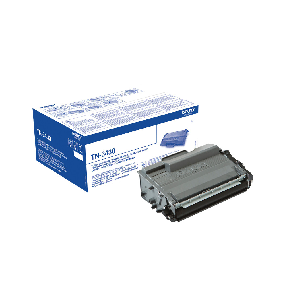 Produktbild för Brother TN-3430 Tonerkassett 1 styck Original Svart