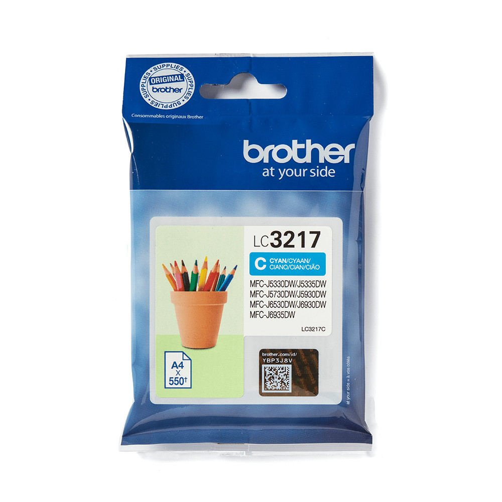 Produktbild för Brother LC3217C bläckpatroner 1 styck Original Cyan