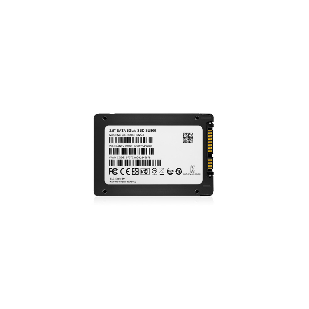 Produktbild för ADATA Ultimate SU800 2.5" 512 GB Serial ATA III TLC