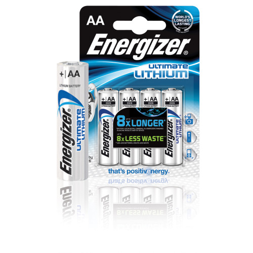 ENERGIZER Energizer Ultimate Lithium batteri - 4 x AA-typ - Li