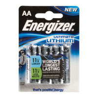 Produktbild för Energizer Ultimate Lithium batteri - 4 x AA-typ - Li