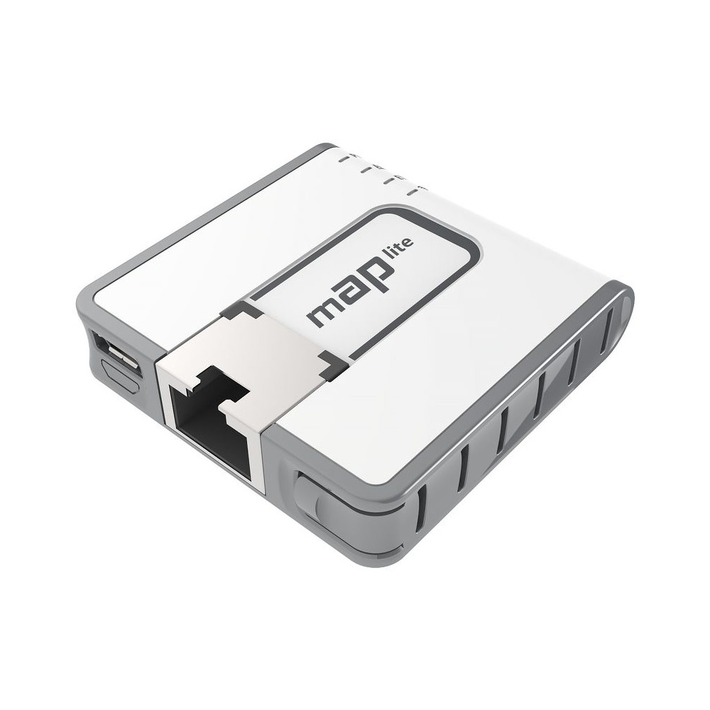 Produktbild för Mikrotik mAP lite Vit Strömförsörjning via Ethernet (PoE) stöd