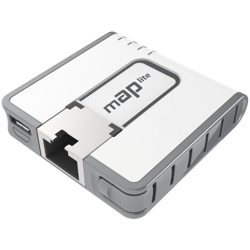 MikroTik Mikrotik mAP lite Vit Strömförsörjning via Ethernet (PoE) stöd