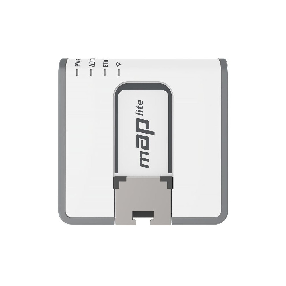 Produktbild för Mikrotik mAP lite Vit Strömförsörjning via Ethernet (PoE) stöd