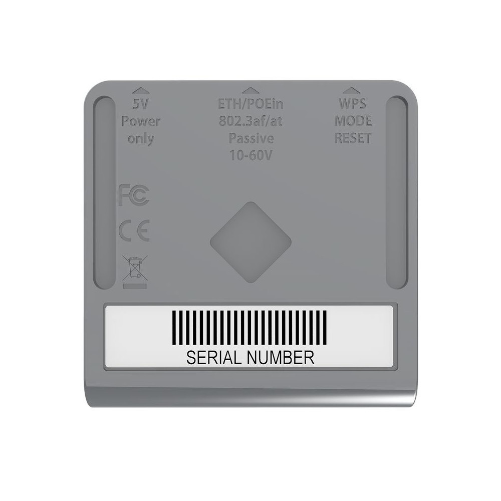 Produktbild för Mikrotik mAP lite Vit Strömförsörjning via Ethernet (PoE) stöd