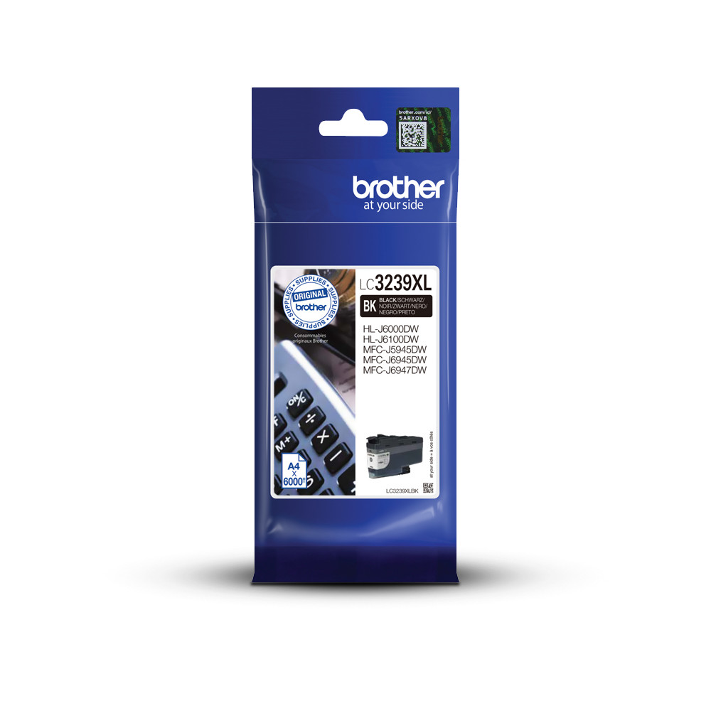 Produktbild för Brother LC3239XLBK - Lång livslängd - svart - original - bläckpatron