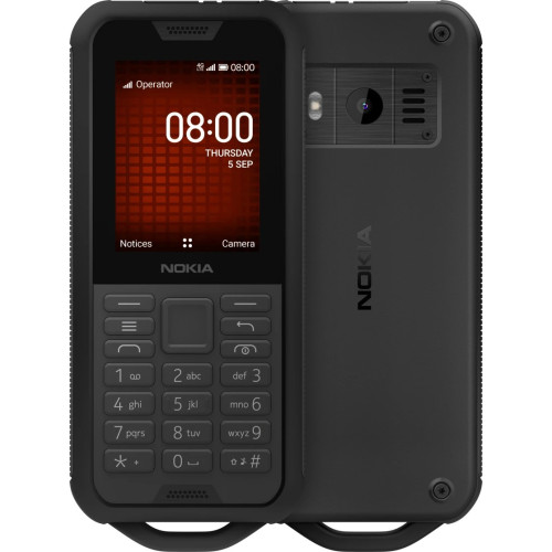 NOKIA Nokia 800 Tough 6,1 cm (2.4") 161 g Svart Kameratelefon