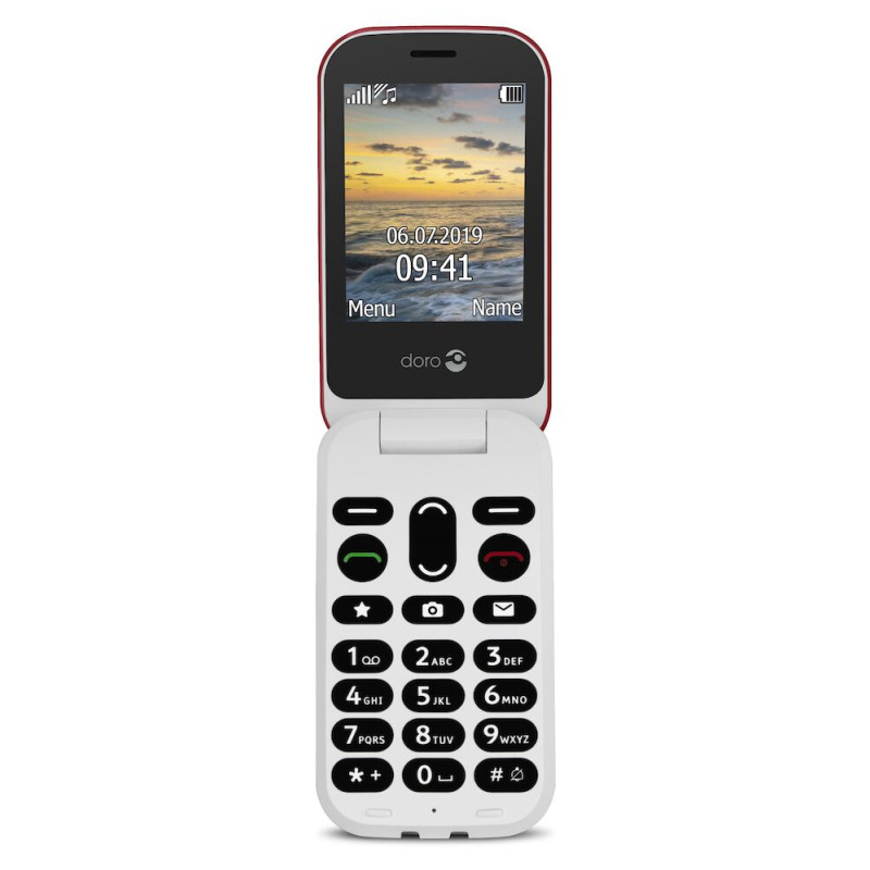 Produktbild för Doro 6041 7,11 cm (2.8") 118 g Röd Kameratelefon