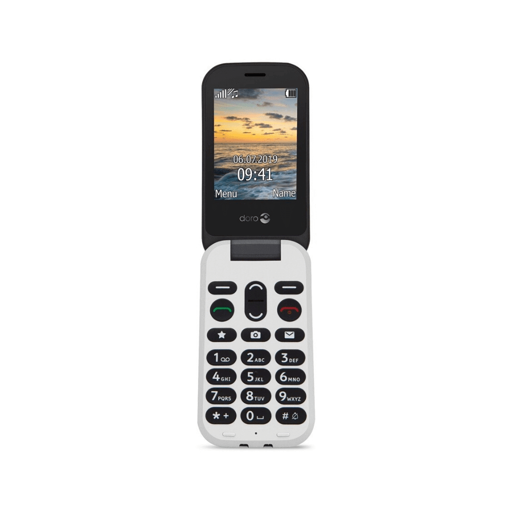 Produktbild för DORO 6060 - svart - funktionstelefon - GSM