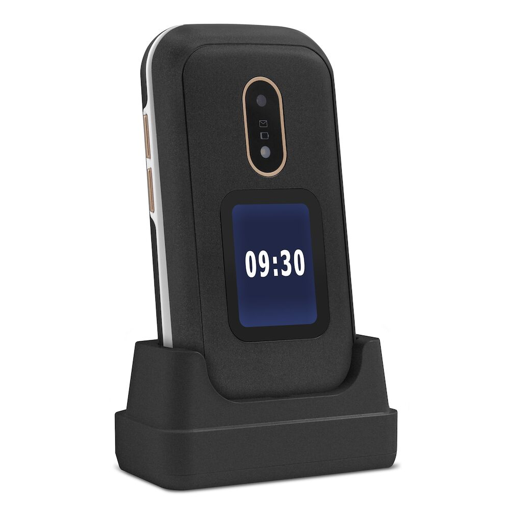 Produktbild för DORO 6060 - svart - funktionstelefon - GSM