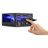 Produktbild för Inter-Tech Argus RGB-650W CM II strömförsörjningsenheter 20+4 pin ATX ATX Svart