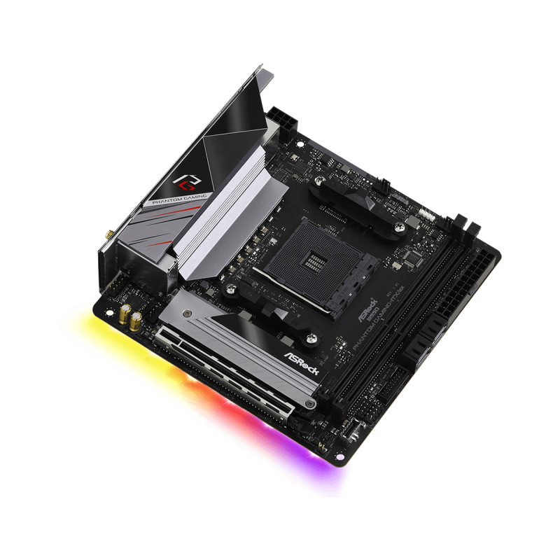 Produktbild för Asrock B550 Phantom Gaming-ITX/a AMD B550 Uttag AM4 Mini-ITX