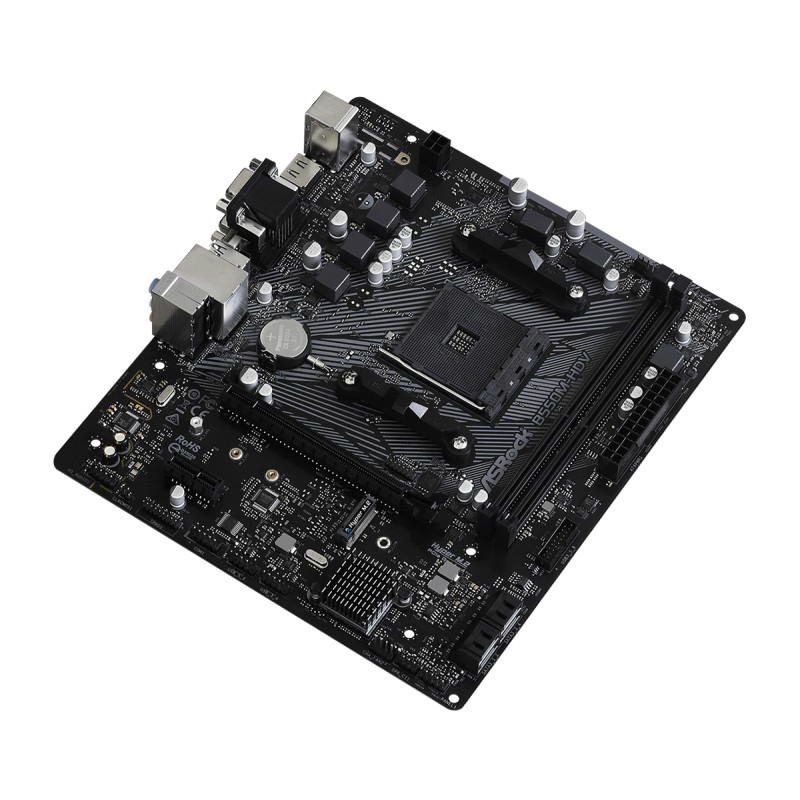 Produktbild för Asrock B550M-HDV AMD B550 Uttag AM4 micro ATX