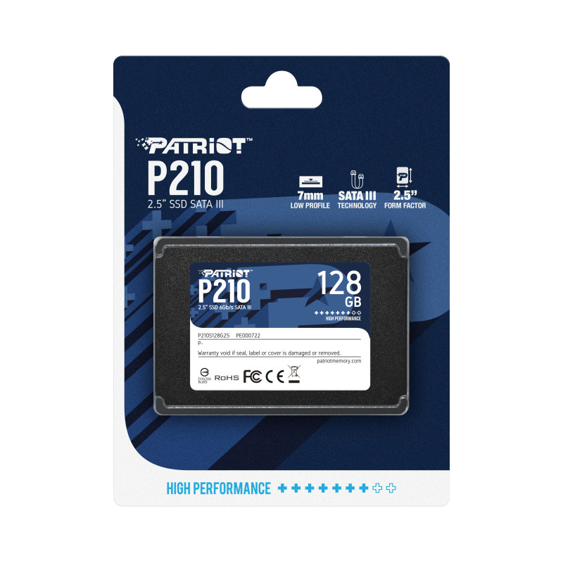 Produktbild för Patriot Memory P210 2.5" 128 GB Serial ATA III
