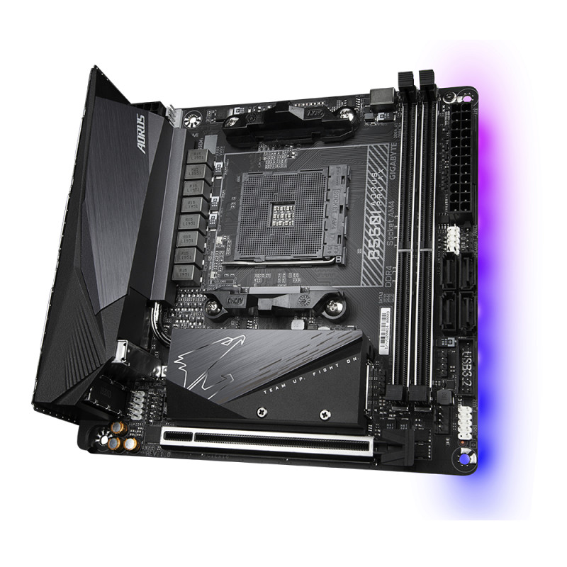 Produktbild för Gigabyte B550I AORUS PRO AX AMD B550 Uttag AM4 Mini-ITX