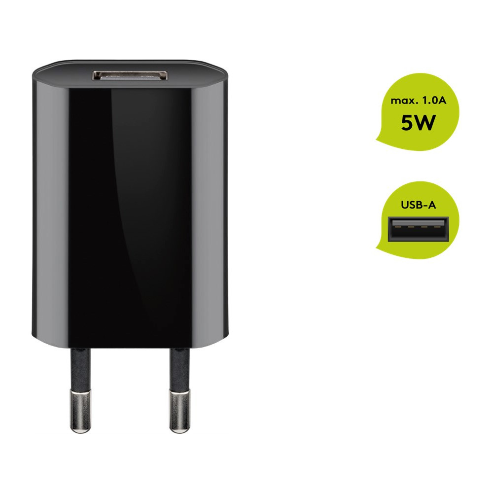 Produktbild för Goobay 44949 mobilladdare Universal Svart AC inomhus