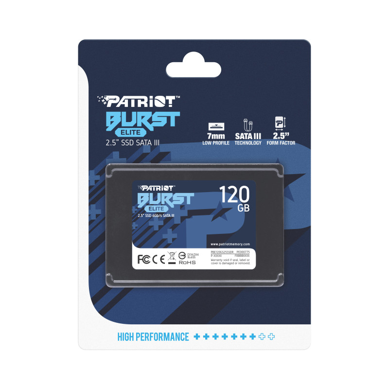 Produktbild för Patriot Memory Burst Elite 2.5" 120 GB Serial ATA III