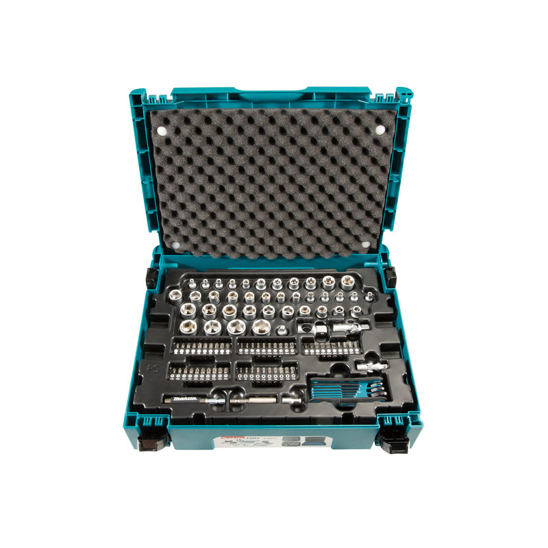 Produktbild för Makita E-08713 mekanisk verktygssats 120 verktyg