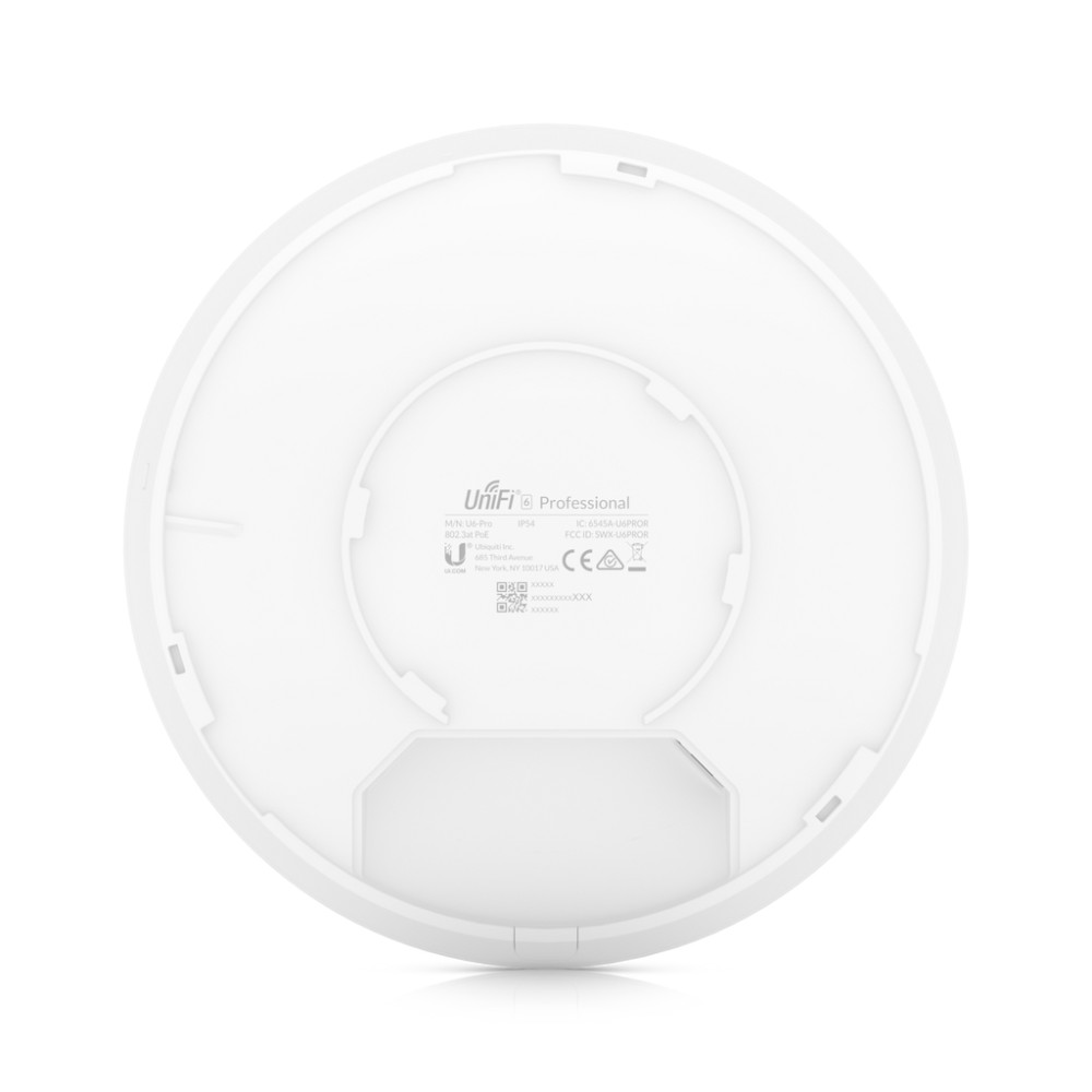 Produktbild för Ubiquiti U6-PRO access-punkter för trådlösa nätverk 4800 Mbit/s Vit Strömförsörjning via Ethernet (PoE) stöd
