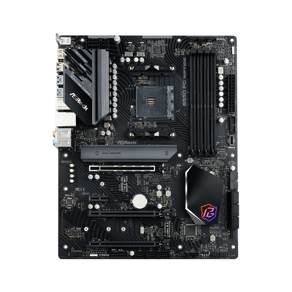 Produktbild för Asrock B550 PG Riptide AMD B550 Uttag AM4 ATX