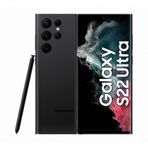 SAMSUNG Samsung Galaxy S22 Ultra Enterprise Edition SM-S908B 17,3 cm (6.8") Dubbla SIM-kort Android 12 5G USB Type-C 8 GB 128 GB 5000 mAh Svart