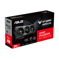 Produktbild för ASUS TUF Gaming Radeon RX 7900 XTX - OC Edition - grafikkort - Radeon RX 7900 XTX - 24 GB - grå