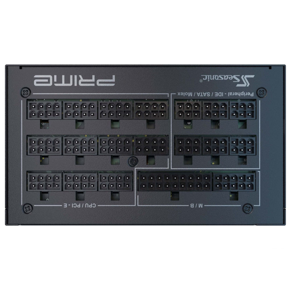 Produktbild för Seasonic PRIME-TX-1600 strömförsörjningsenheter 1600 W 20+4 pin ATX ATX Svart