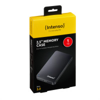 Produktbild för Intenso Memory Case 2.5" USB 3.0, 1TB externa hårddiskar 1,02 TB Svart