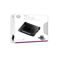 Produktbild för Cooler Master NotePal U3 Plus kylningsdynor för bärbara datorer 48,3 cm (19") 1800 RPM Svart