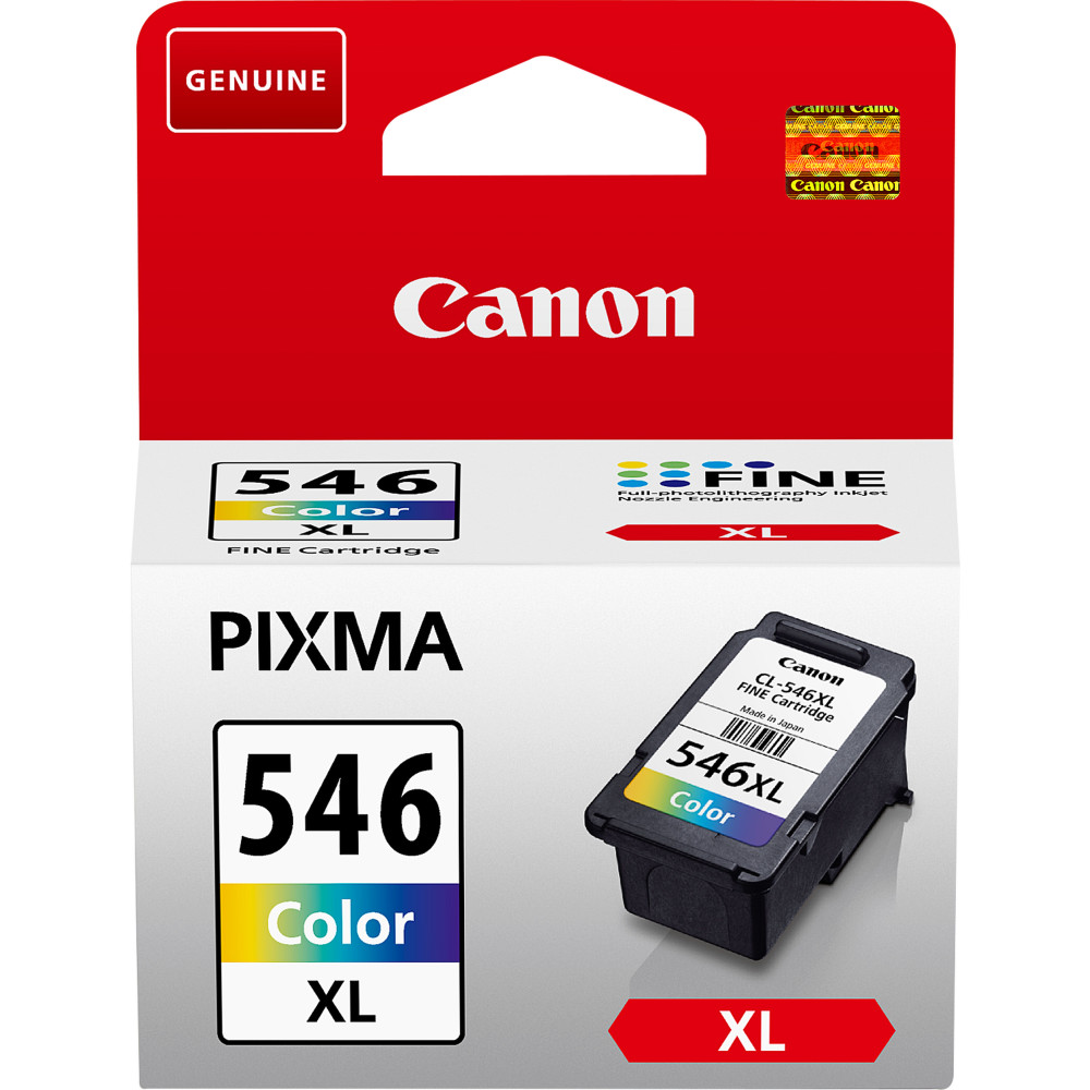 Produktbild för Canon CL-546XL - Lång livslängd - färg (cyan, magenta, gul) - original - bläckpatron