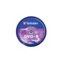 Produktbild för Verbatim - DVD+R x 100 - 4.7 GB - lagringsmedier