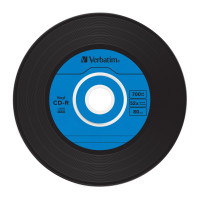 Produktbild för Verbatim CD-R AZO Data Vinyl 700 MB 10 styck