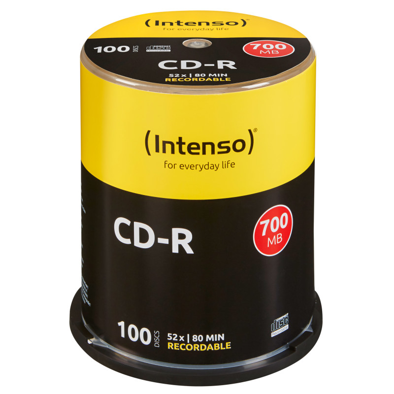 Produktbild för Intenso CD-R 700MB 100 styck