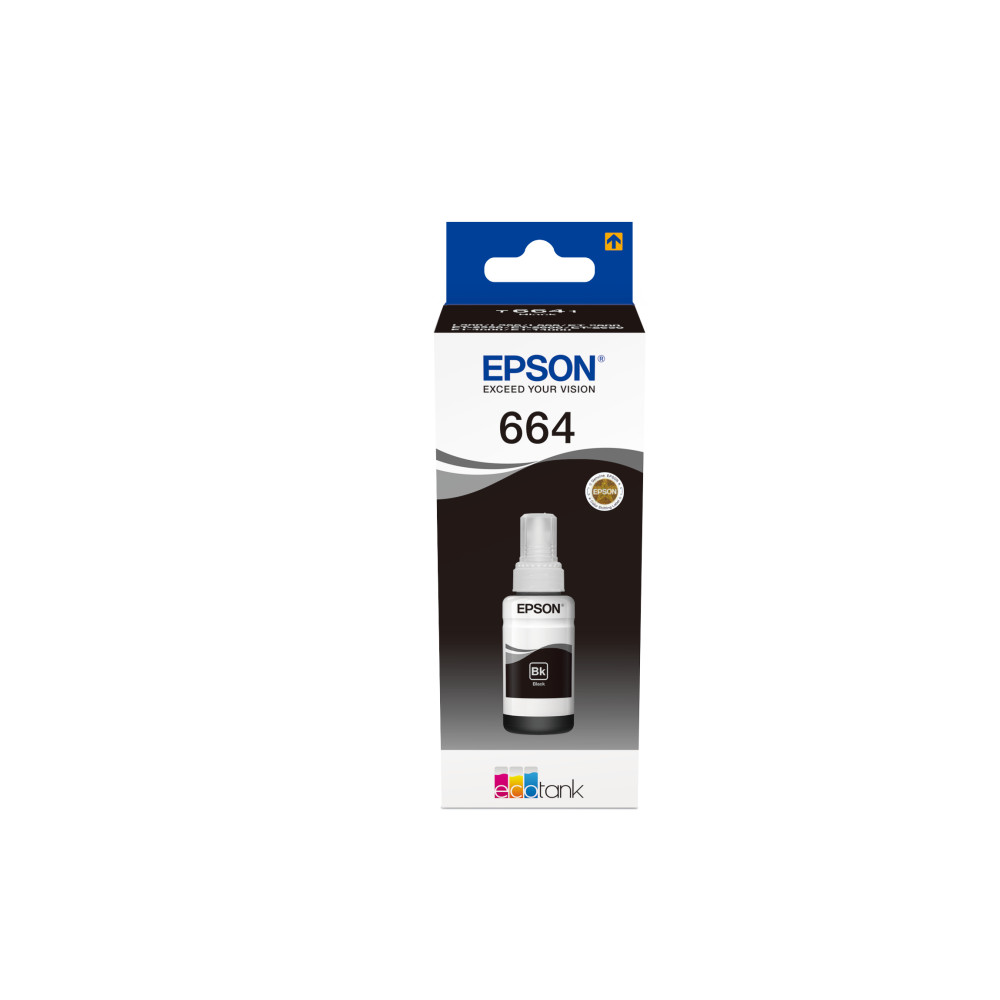 Produktbild för Epson 664 Ecotank Black ink bottle (70ml)
