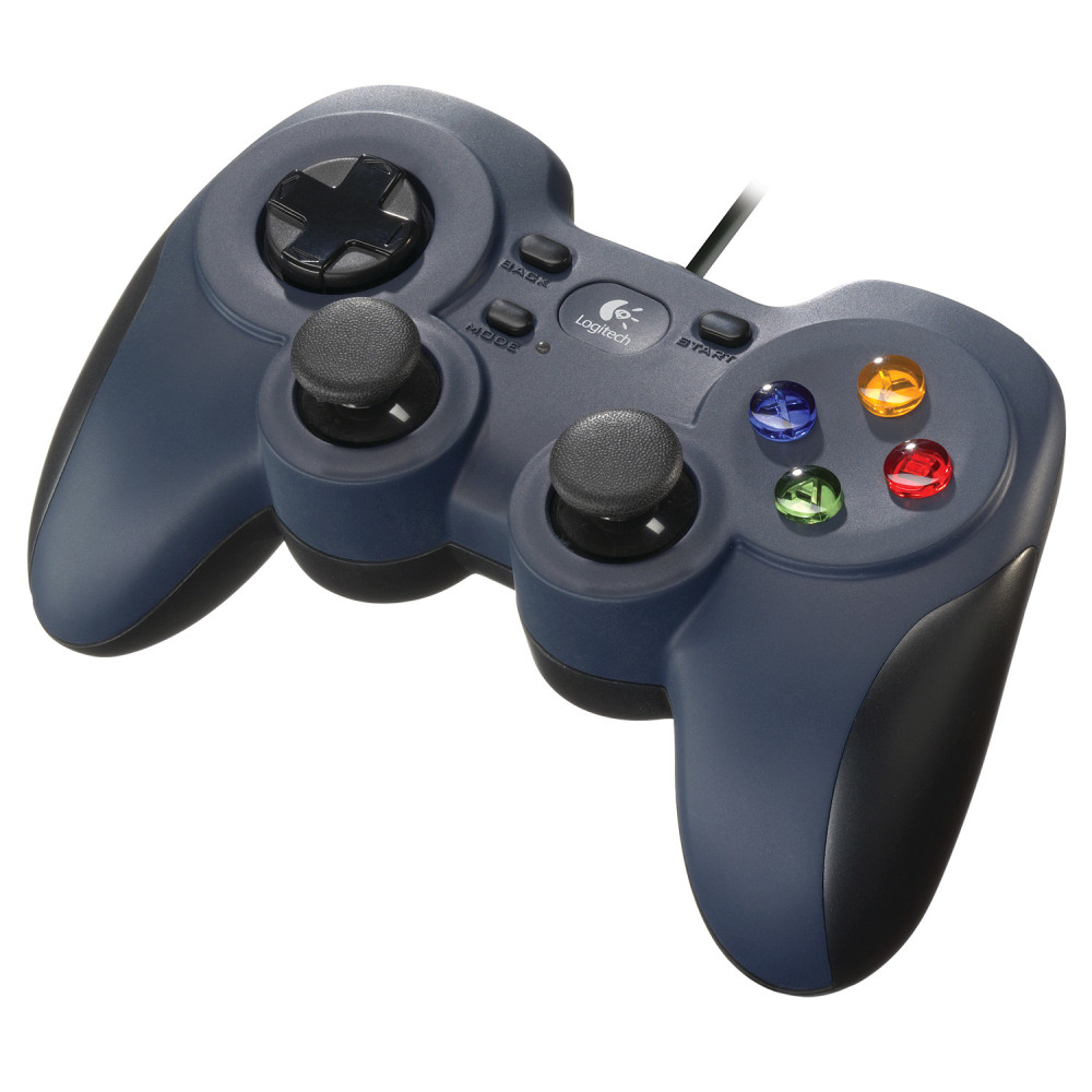 Produktbild för Logitech G F310 Svart, Blå, Multifärg USB 2.0 Spelplatta Analog / Digital PC