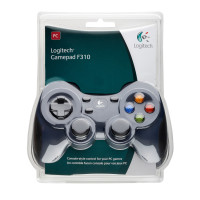 Produktbild för Logitech G F310 Svart, Blå, Multifärg USB 2.0 Spelplatta Analog / Digital PC