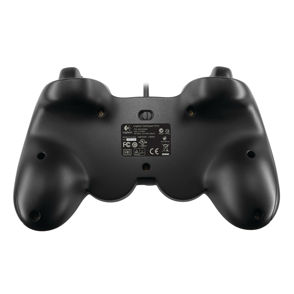 Produktbild för Logitech G F310 Svart, Blå, Multifärg USB 2.0 Spelplatta Analog / Digital PC
